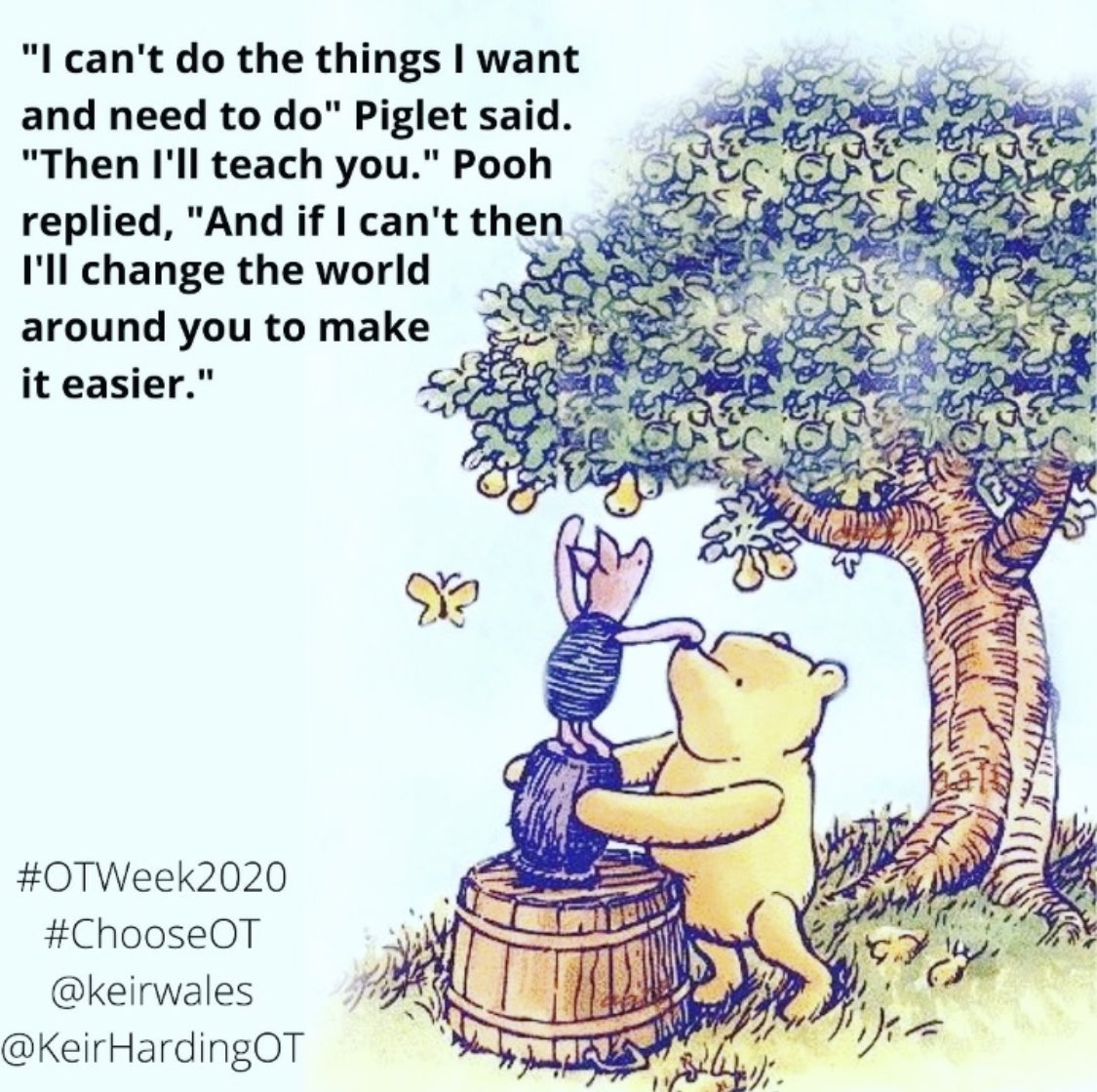 Leeds Childrenās Hospital Occupational Therapy (@lthtchildrensot) on Twitter photo Winnie the Pooh perfectly describing the role of an OT this #OTweek2020 ! <a href="/Leeds_Childrens/">Leeds Children's Hospital</a> <a href="/theRCOT/">Royal College of Occupational Therapists</a> @BethOT4autism Winnie the Pooh perfectly describing the role of an OT this #OTweek2020 ! <a href="/Leeds_Childrens/">Leeds Children's Hospital</a> <a href="/theRCOT/">Royal College of Occupational Therapists</a> @BethOT4autism