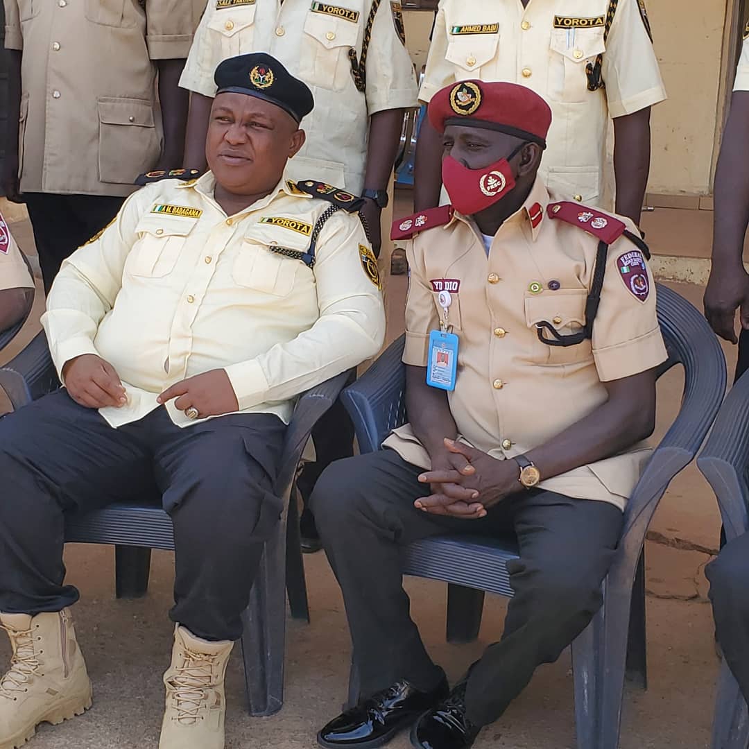 YobeRoad's tweet photo. YOROTA pays Courtesy Call To Road Safety Commandant,Yobe state

The official of Yobe State Road Traffic Agency (YOROTA),pay a coutersy call to the office of Yobe state Road Safety Commandant, today in Damaturu.
The YOROTA officials lead by its boss, Alhaji Bature Goniri, https://t.co/apZAsm3Tp0