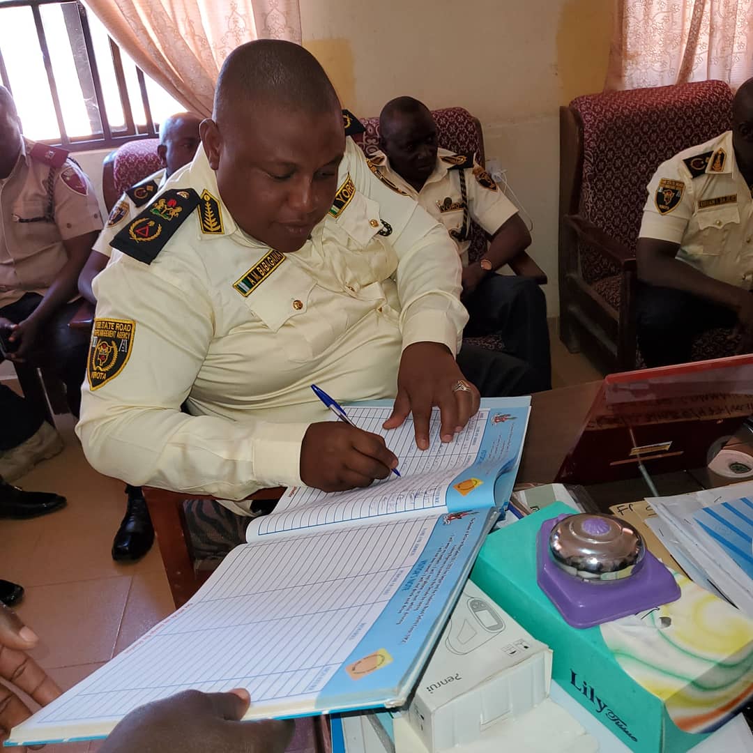 YobeRoad's tweet photo. YOROTA pays Courtesy Call To Road Safety Commandant,Yobe state

The official of Yobe State Road Traffic Agency (YOROTA),pay a coutersy call to the office of Yobe state Road Safety Commandant, today in Damaturu.
The YOROTA officials lead by its boss, Alhaji Bature Goniri, https://t.co/apZAsm3Tp0