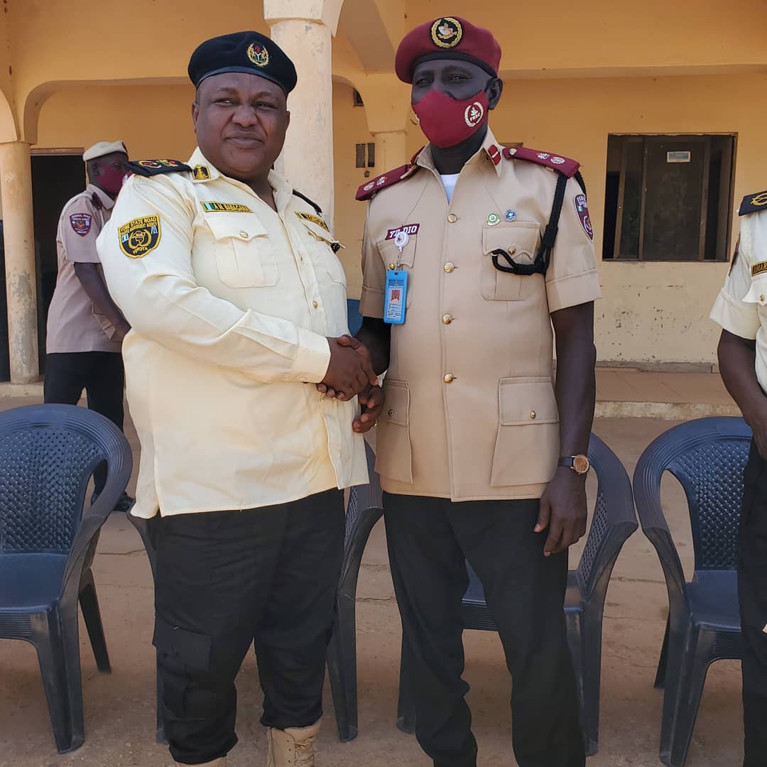 YobeRoad's tweet photo. YOROTA pays Courtesy Call To Road Safety Commandant,Yobe state

The official of Yobe State Road Traffic Agency (YOROTA),pay a coutersy call to the office of Yobe state Road Safety Commandant, today in Damaturu.
The YOROTA officials lead by its boss, Alhaji Bature Goniri, https://t.co/apZAsm3Tp0