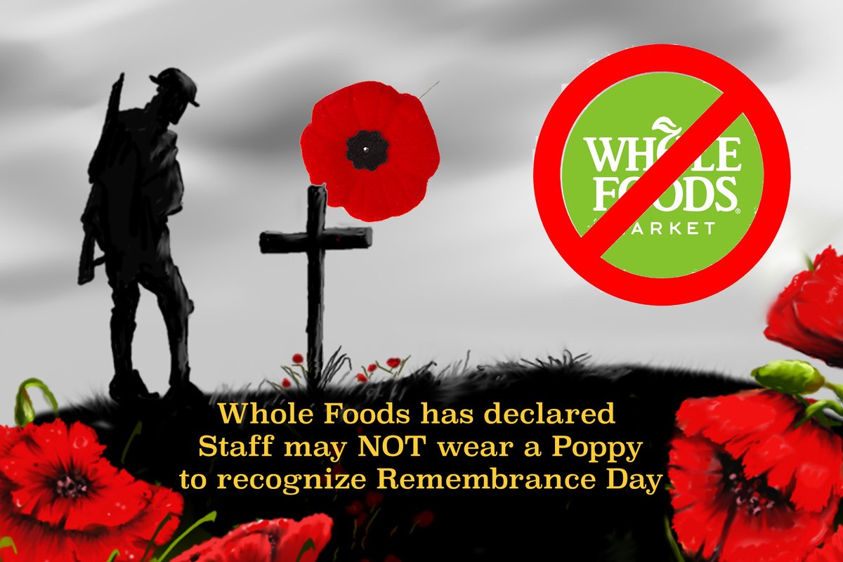 blakeinav's tweet image. Tell WholeFoods how you feel about their Poppy Policy.  #wholefoodsmarket #wholeFoodssucks