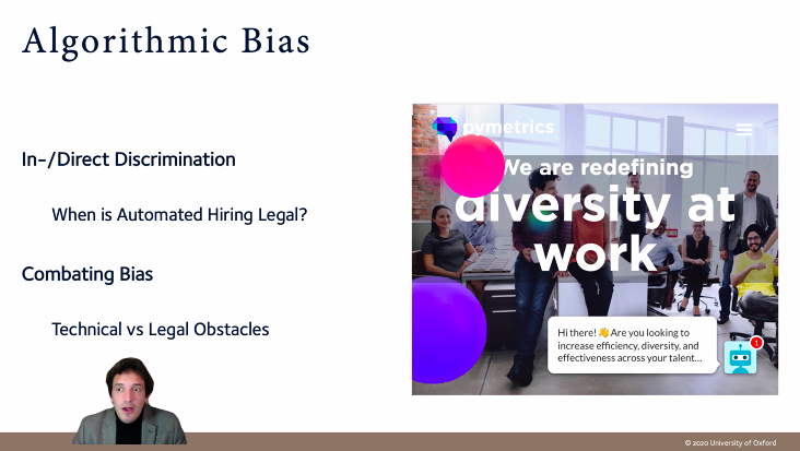 AntonioCasilli's tweet photo. "We might well live in a world where algorithmic discrimination (indirect, because algos don't intentionally discriminate against persons) is legal, while fighting it (by a anti-bias software performing direct, positive discrimination) is illegal."
@JeremiasPrassl #UnboxingAI📦🤖 https://t.co/1JCCnQpono