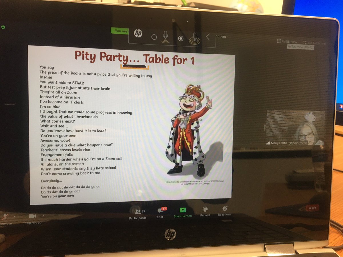 MacArthurLib's tweet photo. Gotta love a presenter with costume changes. Great job @LibraryPossible! Advocacy is always so important, even in these trying times #llvc2020 https://t.co/KgmVXn5nz3
