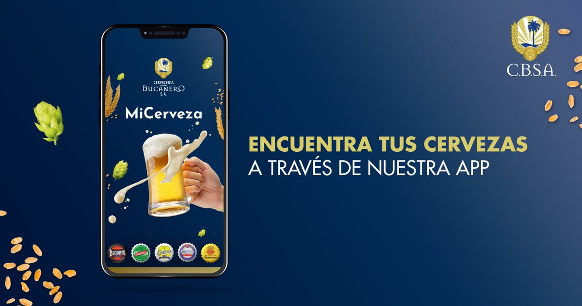 cerv_bucaneroSA's tweet photo. ¿Estás deseando unas cervezas ahora? Pues desde nuestra App puedes saber donde comprar dispendas. Descárgala, no pierdas tiempo. https://t.co/gvJkG6BabV
#MiCerveza #CerveceríaBucanero #CervezasCubanas #ConsumeConResponsabilidad #Cuba https://t.co/YhSLokDydQ