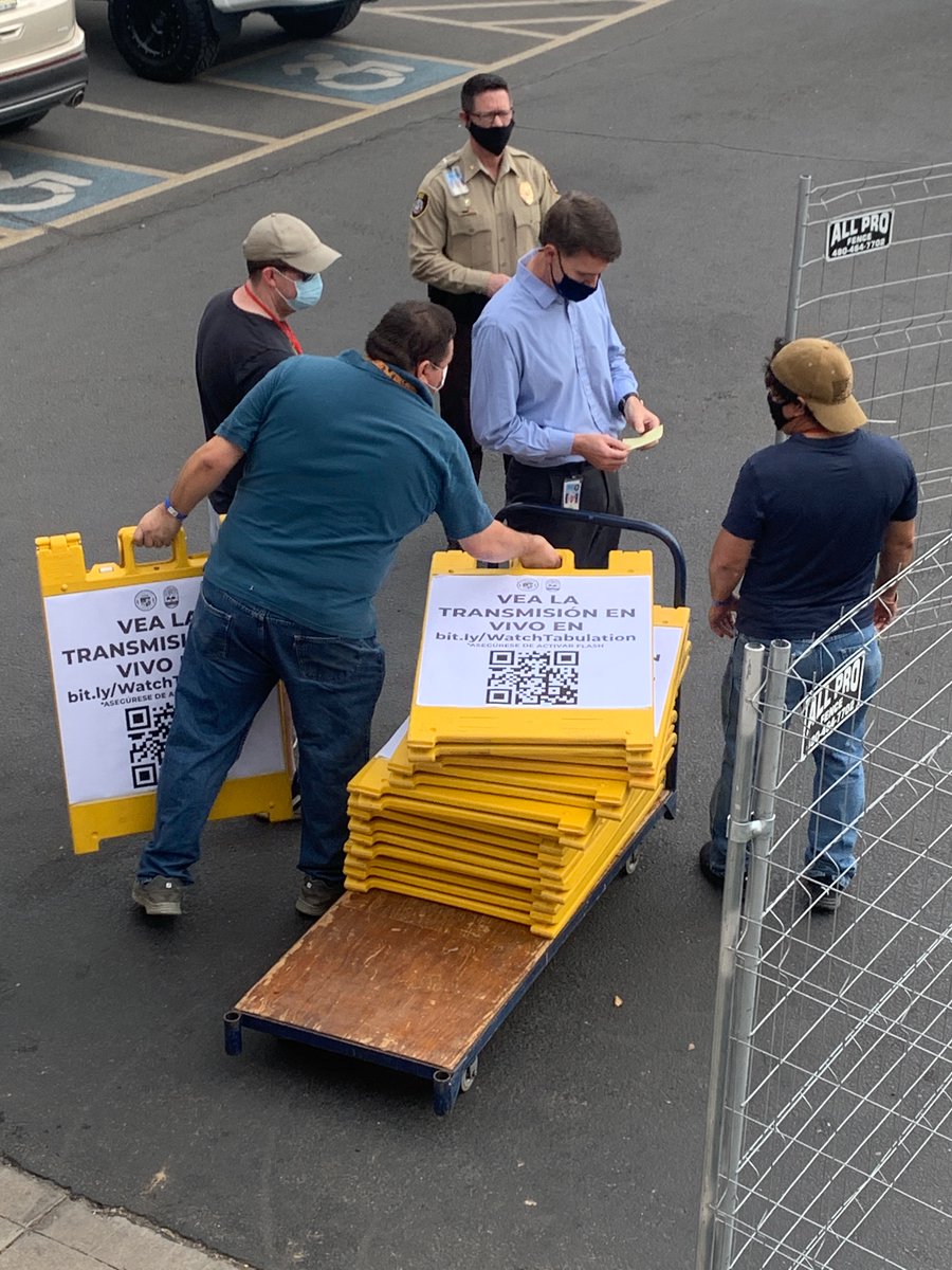 County just wheeled these out. Livestream has been up but the signs are new as far as I know