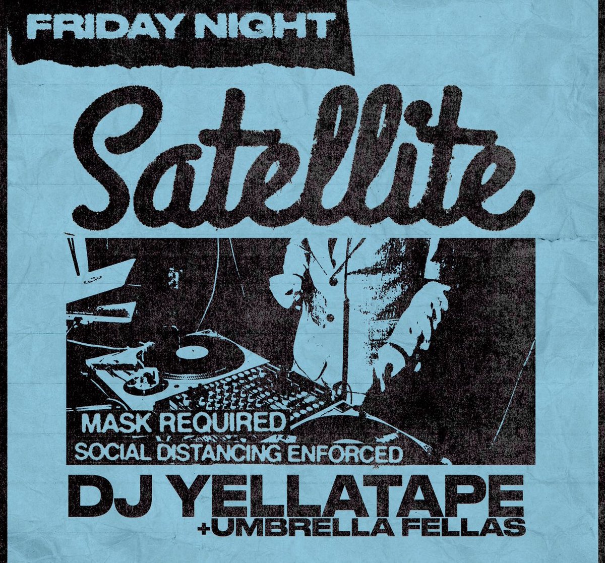 satellitehtx's tweet photo. This Weekend! Masks required! Social distancing enforced! Live music from @cameracult tomorrow night! 9PM 21+! https://t.co/CMswdqX9Yb