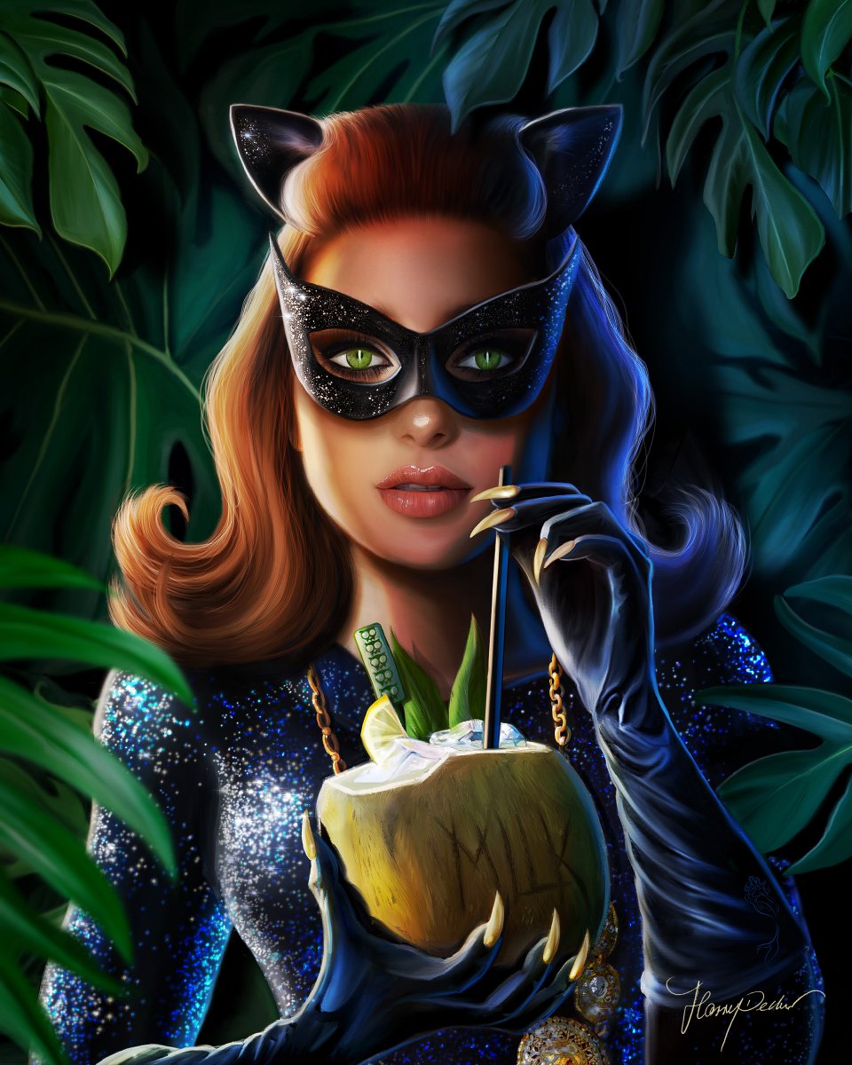 tikioasis's tweet photo. Tiki Oasis 2020 Artshow - ART NOW ON SALE! "Selina" by @hulahideaway Harry Deckler. Custom carved one-of-a-kind frame. Ready to hang! SUPPORT TIKI ARTISTS! https://t.co/U9OUPZQ9TH #aztikioasis #tikiart #tikio #virtual_tikioasis https://t.co/Zz6sXLIOtS