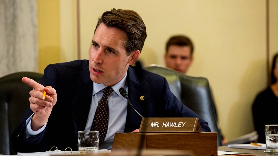 18) Finally, who's the likely GOP nominee in 2024? I don't bet, but if I did, my money would be on this guy: Sen. Josh Hawley of Missouri. Trumpy, without being, well, Trump: