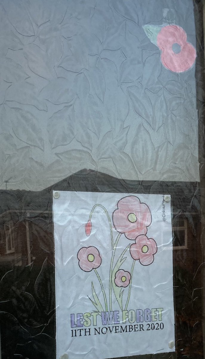 ClairFinch9's tweet photo. We’ve got our Remembrance Poppy’s up 🥰 https://t.co/1E2X99zPwh