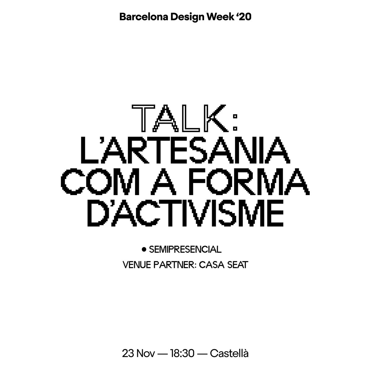 dissenyhub_bcn's tweet photo. 🌐 La @BcnDesignWeek porta "L'artesania com a forma d'activisme", una conversa sobre aquesta manera d'entendre el que produïm i el que usem. 

📆 DL 23 a les 18.30 h. https://t.co/TQLjwUdlyh https://t.co/QFD9wg7cyS
