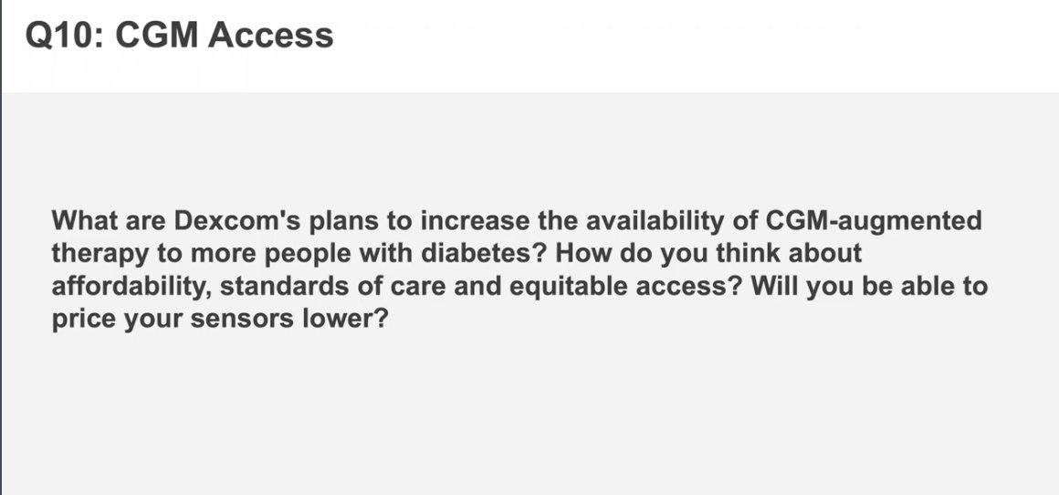 DiabetesMine's tweet image. Dexcom CEO Kevin Sayer: We have every intention of making this CGM technology more affordable. #DData2020