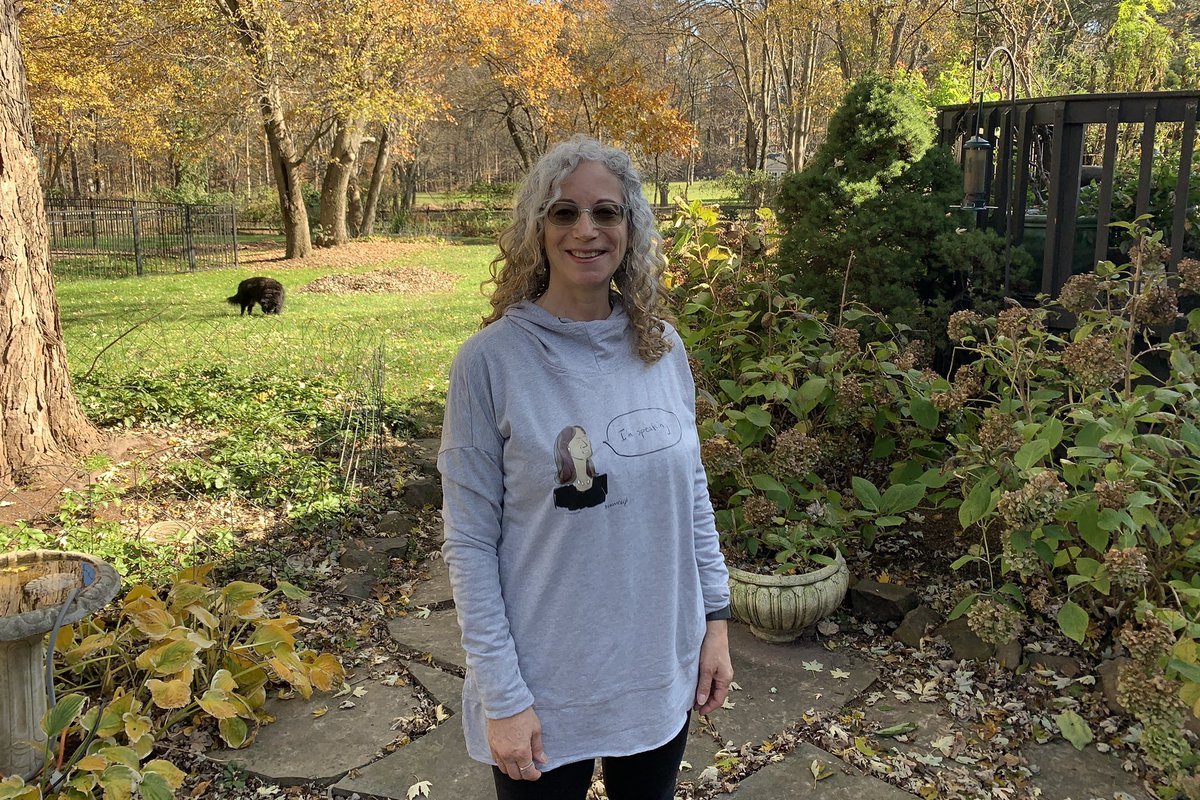SusanCWillett's tweet photo. Look what I got, just in time to wear today. We spoke.  Loud and clear.  #hope #imspeaking #ElectionResult2020 @lizadonnelly https://t.co/ldeuVdlnfS