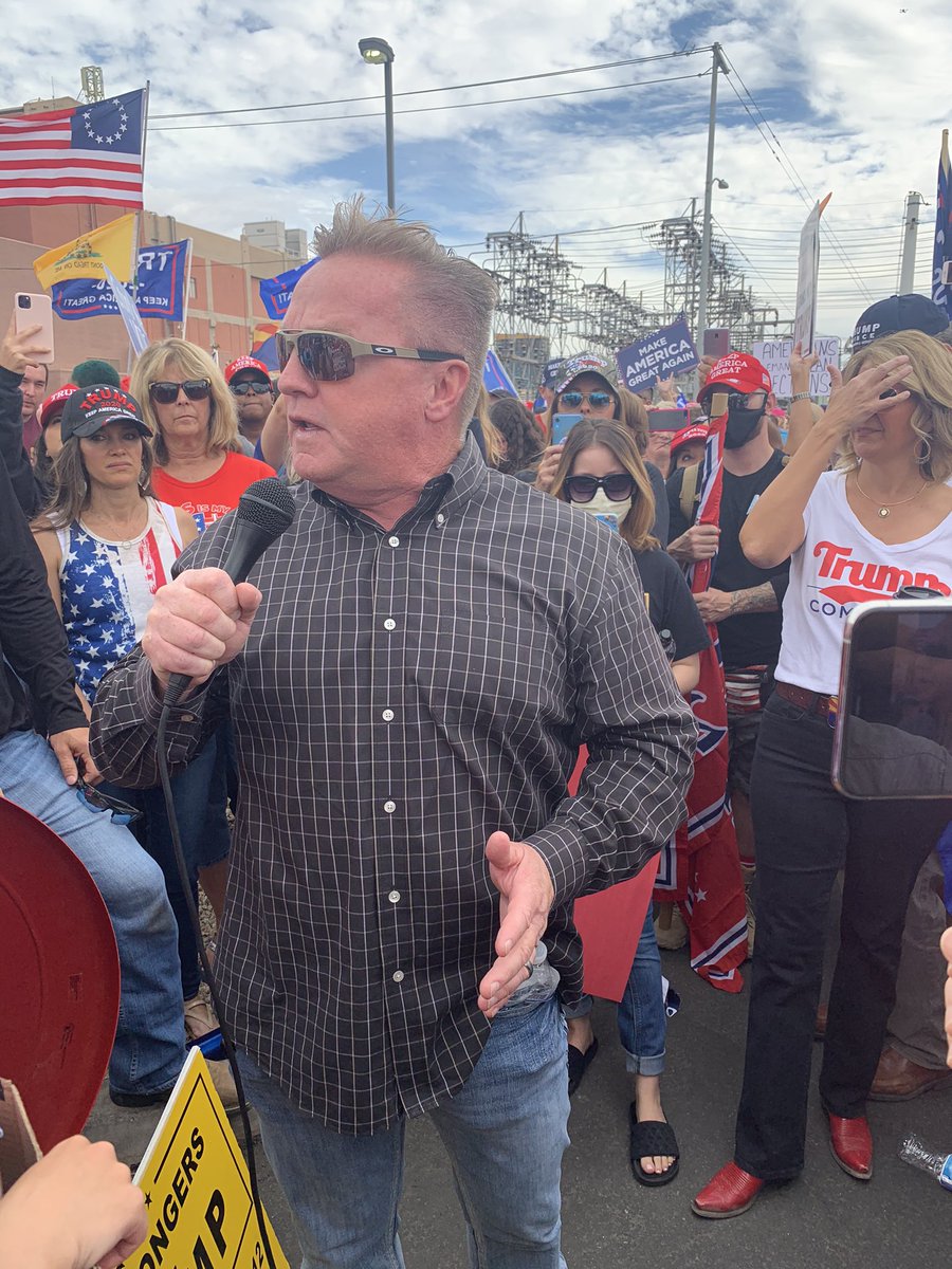 State Representative Anthony Kern  @anthonykernAZ is here now speaking. “Whatever you are, have a spine and stick together. I can tell you one thing God hates: The shedding of innocent blood, like that of innocent babies. Thank god Trump is here for such a time as this.”