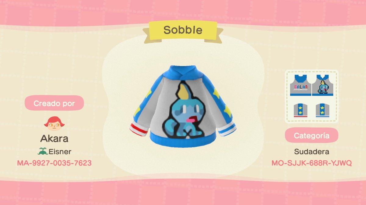 nintendaka's tweet photo. Sudadera Team Sobble (original mia)
#acnh #Nintendo #NintendoSwitch #AnimalCrossingNewHorizons #galar #pokemon #inicialpokemon #sobble #teamsobble #sobble https://t.co/PlvIkrGuT1