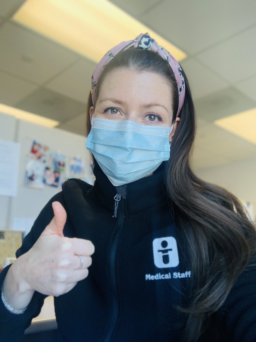 Thank you to the <a href="/AkronChildrens/">Akron Children's</a> #ACHAPP Center for a wonderful celebration of #APPWeek! I love my new fleece jacket👇🏻and I am proud to work here 😊!