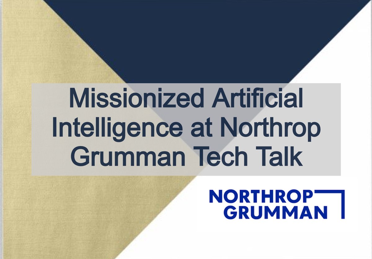 GaTechWIE's tweet photo. Missionized Artificial Intelligence at Northrop Grumman Tech Talk
Thursday, November 12th, 2020 from 5:00 –6:30 pm EST.
Featuring Georgia Tech alumnus Nick Molino, PhD and information about Future Technical Leaders (FTL) program.
RSVP at https://t.co/Bi9oYRhmVe https://t.co/k0ByHB7o7B