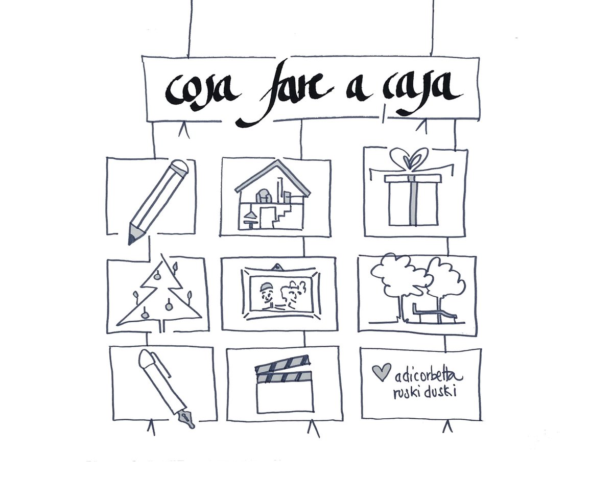 COSA FARE A CASA? 
ECCO ALCUNE IDEE 💡 
adicorbetta + <a href="/ruskiduski/">ruski duski</a> 
✏️ 🏠 🎁 🖼 🌳 🖊 🎬
scoprire, imparare, divertirsi: #rinnovare la propria abitazione, accrescere la #cultura pensare ai #regalidiNatale e acquistarli #online, visitare virtualmente #mostre e #musei fare del #bene