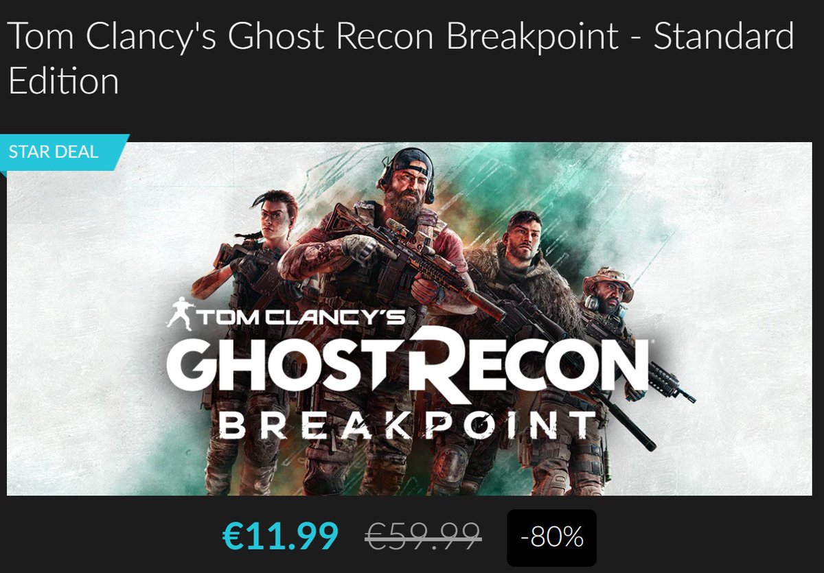 Epic Bundle Only 11 99 Tom Clancy S Ghost Recon Breakpoint T Co Tctwiv0a0u Anno 1800 Standard Edition Steam 23 99 Sega Bass Fishing Steam 1 19