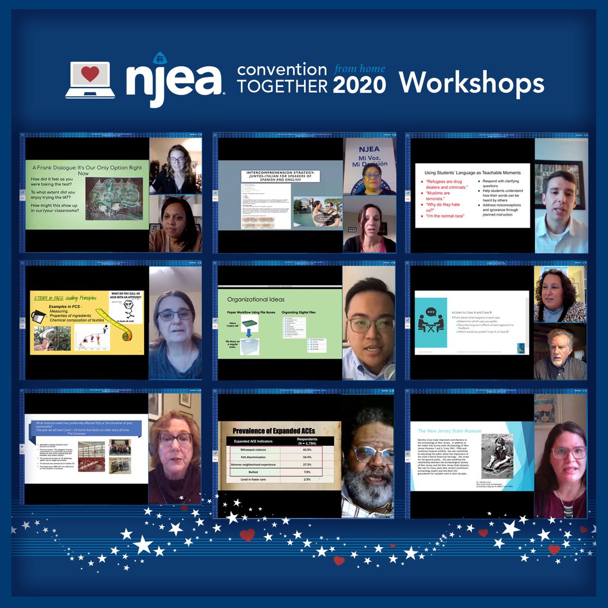 NJEA's tweet photo. The learning continues! #NJEAConvention #TogetherFromHome https://t.co/G0SyXt6jUh
