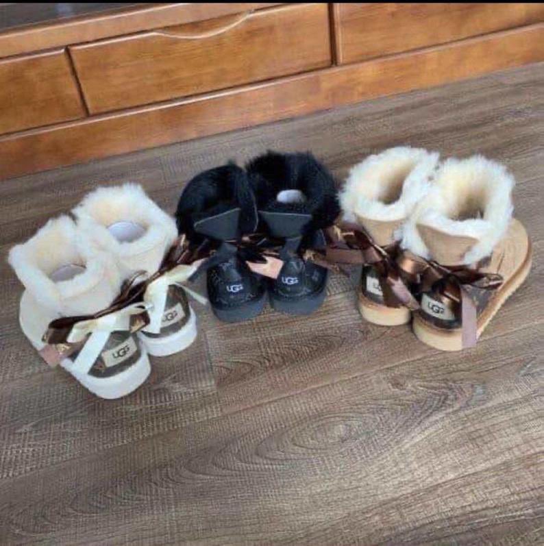 DezzyDesignz's tweet photo. Custom LV Uggs, will be available to preorder November 13! This will be the start of our Black Friday Sales. Stay tuned🤞🏾 https://t.co/qbdadPr2EC