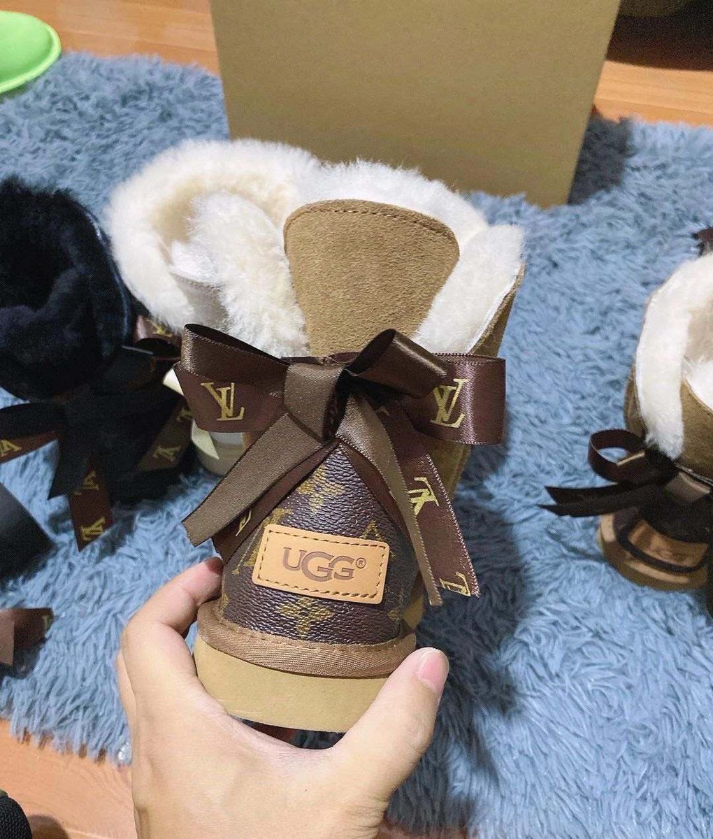 DezzyDesignz's tweet photo. Custom LV Uggs, will be available to preorder November 13! This will be the start of our Black Friday Sales. Stay tuned🤞🏾 https://t.co/qbdadPr2EC