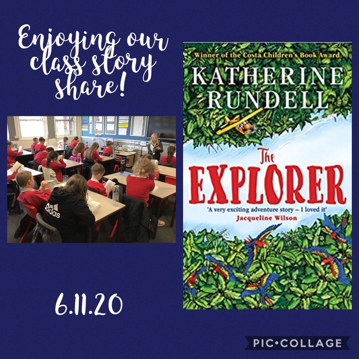 OakfieldY5's tweet photo. We are loving our new story share book in Year 5! 📚 https://t.co/NJBzB3cdj9