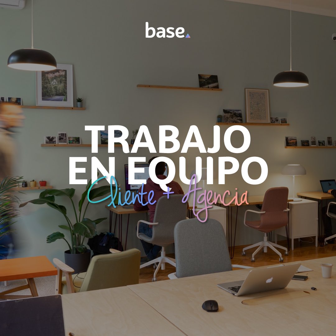 agenciabasecl's tweet photo. Nadie conoce mejor su marca que el propio cliente, por eso nos gusta que sea un integrante más de nuestro equipo. Nos gusta crear relaciones de confianza que perduren en el tiempo #SomosLaBase #TrabajoEnEquipo #BaseDigital https://t.co/L0tgRaXOHw