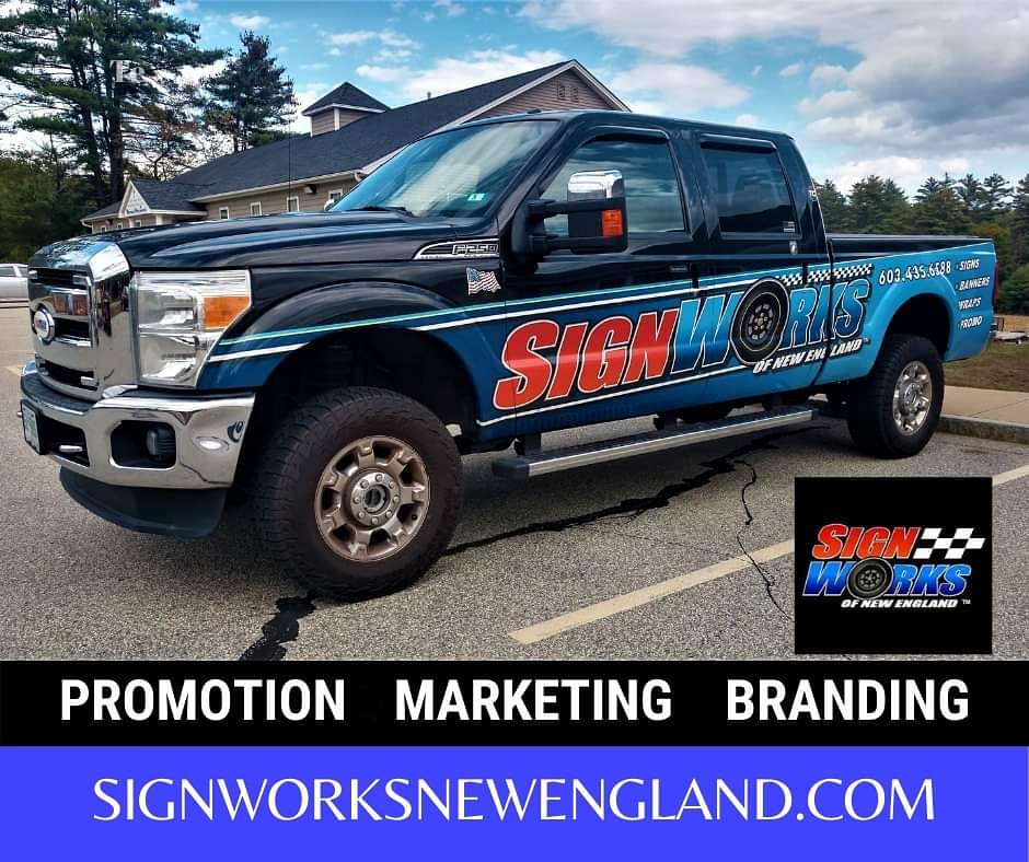 signworksne's tweet photo. We'll help you get your message out!  #beseen
#promotion #promo #signs #banners #wraps #shoplocal  #signworksdnewenlgland #branding #vehiclegraphics #vehiclewrap  #businesssigns #decals #promotionalproducts #nhsmallbusiness #603business #veteranownedbusiness #veteranowned https://t.co/Hx44tZ5W68