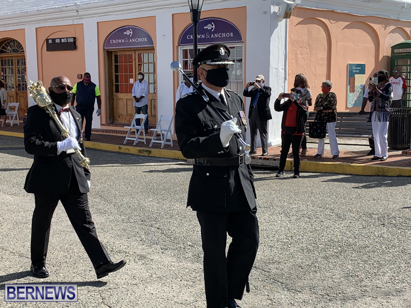bernewsdotcom's tweet photo. Photos: The Convening of #Bermuda Parliament in St George’s | https://t.co/s3mWTjN6rT https://t.co/gdui2bLdS2