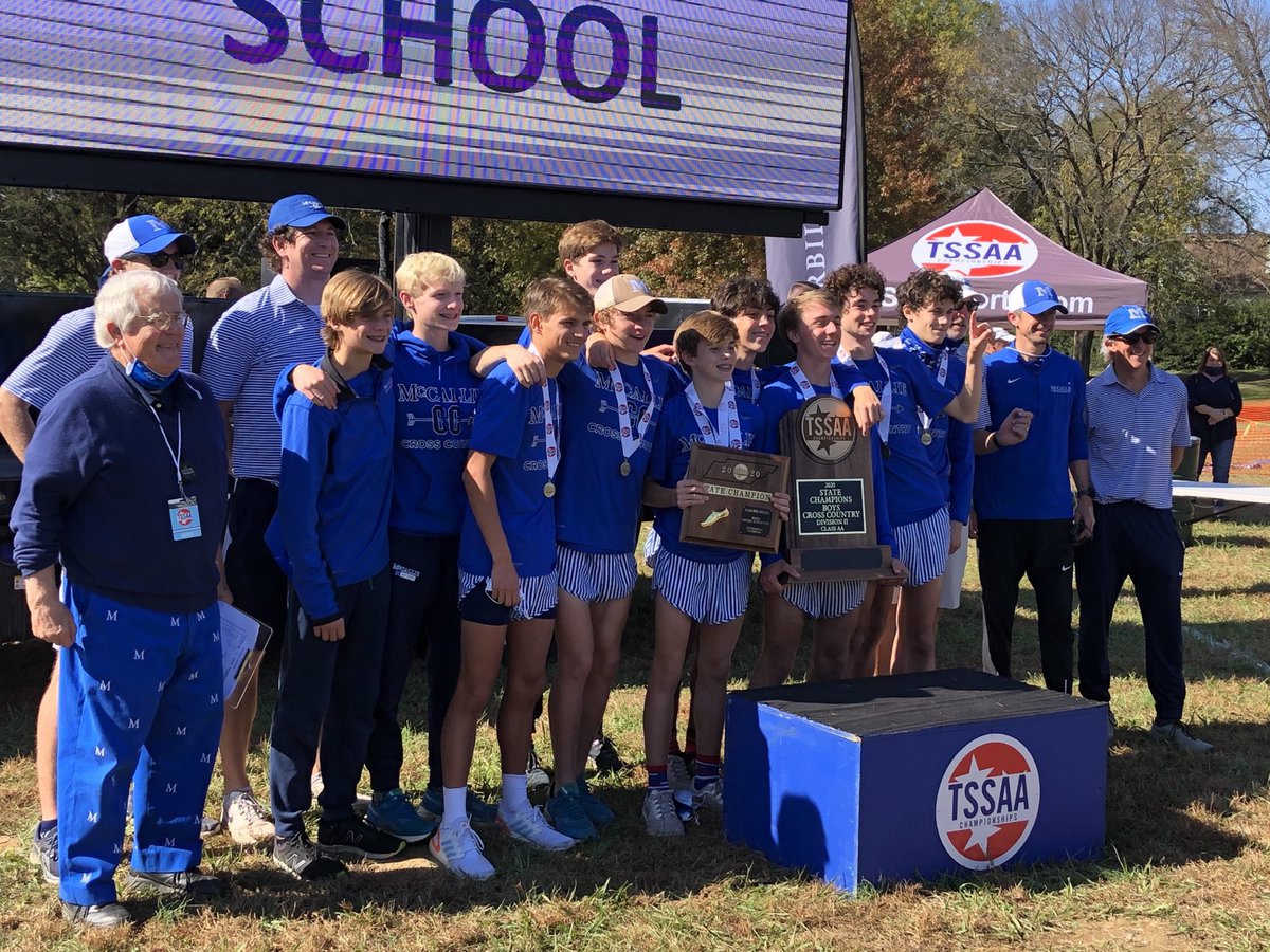 State Champions!! Way to go McCallie Cross Country!! Proud of you guys.