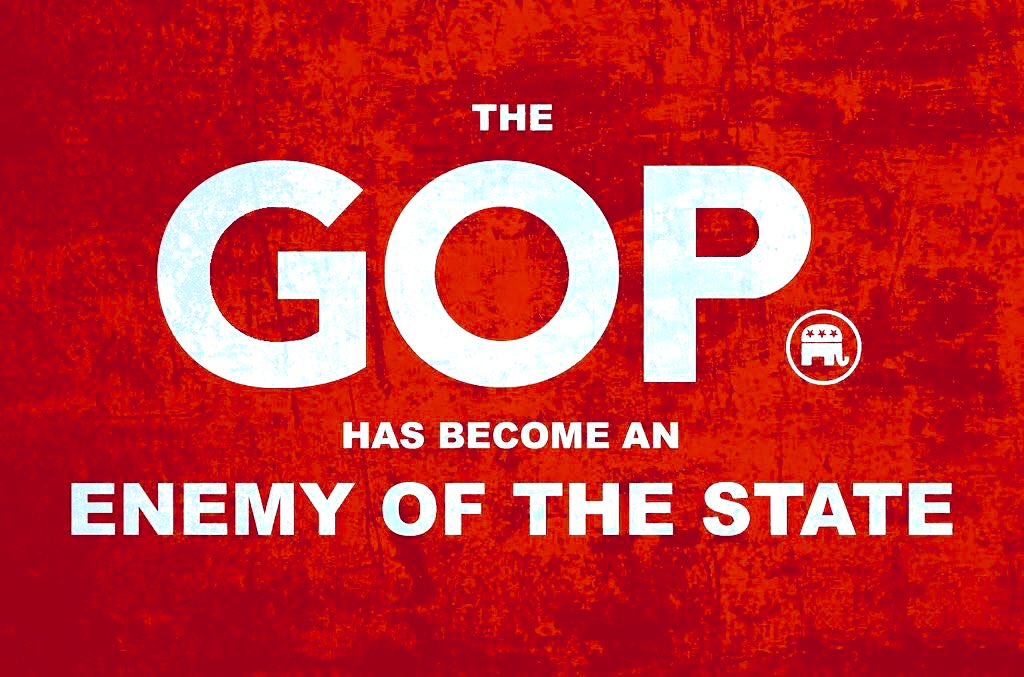 JohnZajaros's tweet photo. The @GOP—@SenateGOP @HouseGOP @SenateMajLdr #MoscowMitch &amp; @GOPLeader #MoscowMcCarthy—is the problem! The are complicit in the obstruction &amp; destruction of the democratic process. We must now focus on 2022 &amp; the defeat of the Republicans en masse! #EndTheObstruction #DefeatTheGOP https://t.co/Dyc6Y3tx6f