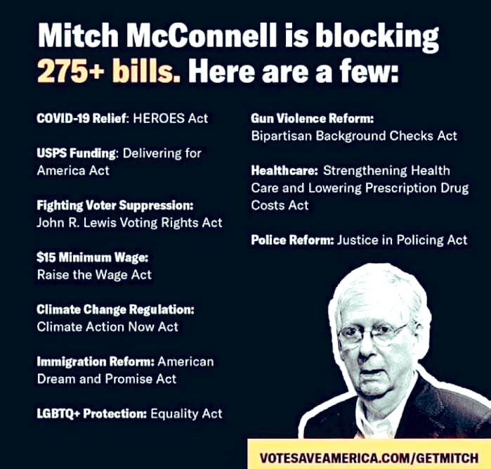 JohnZajaros's tweet photo. The @GOP—@SenateGOP @HouseGOP @SenateMajLdr #MoscowMitch &amp; @GOPLeader #MoscowMcCarthy—is the problem! The are complicit in the obstruction &amp; destruction of the democratic process. We must now focus on 2022 &amp; the defeat of the Republicans en masse! #EndTheObstruction #DefeatTheGOP https://t.co/Dyc6Y3tx6f