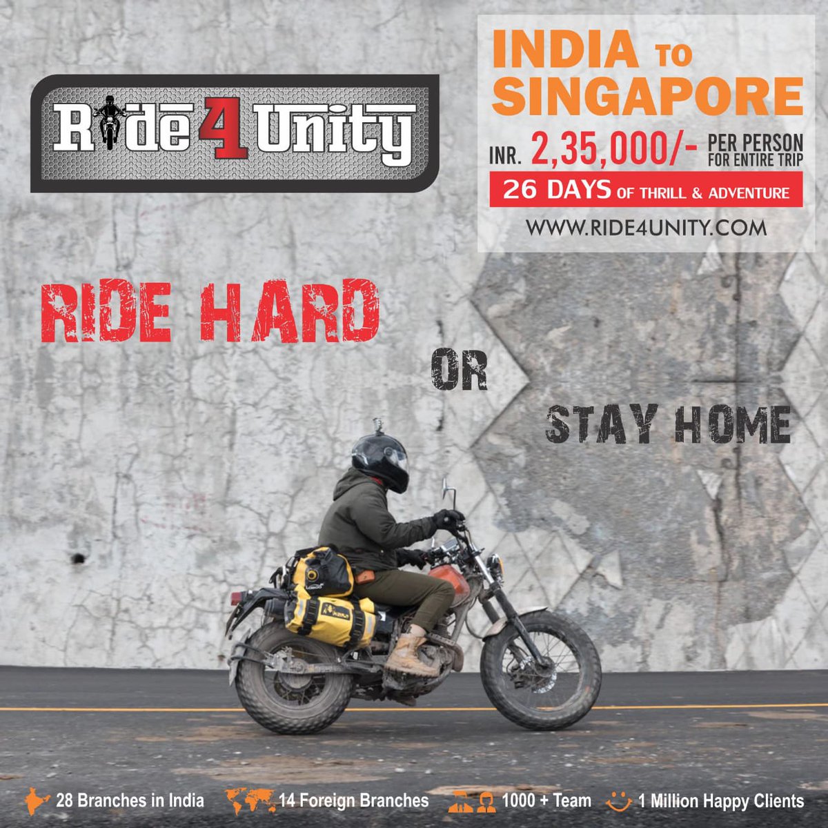 zenitholidays's tweet photo. Be a part of an epic journey from India to Singapore by joining our 26-days Ride4Unity and explore diverse countries, cultures and people.
Book a thrilling ride with us today@ https://t.co/BGW5tvUkCS
#rideresponsibly #roadtrip #adventure #thrill #ZenithHolidays #ride4unity https://t.co/cQC7iGU4Vu