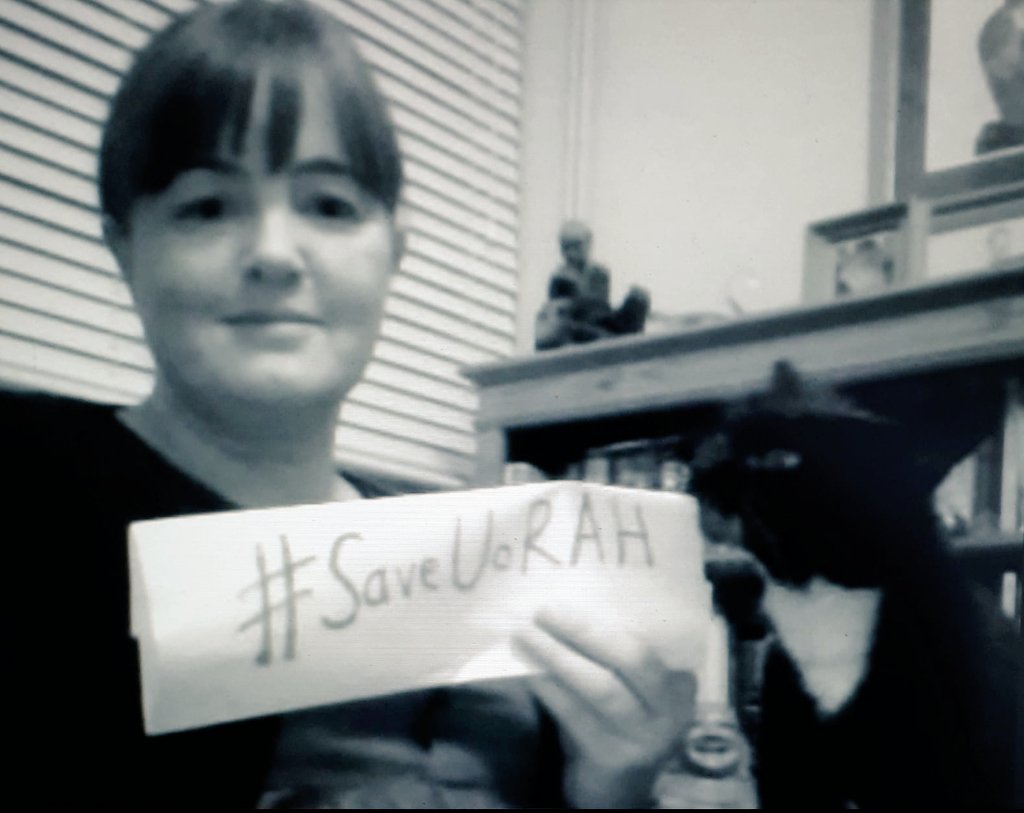 Zoe_Moores's tweet photo. Still opposed to the proposed cuts to the School of Arts and Humanities at Roehampton. People make the university what it is. #SaveUoRAH @RoeSSAH https://t.co/3DQGPS9Tkt