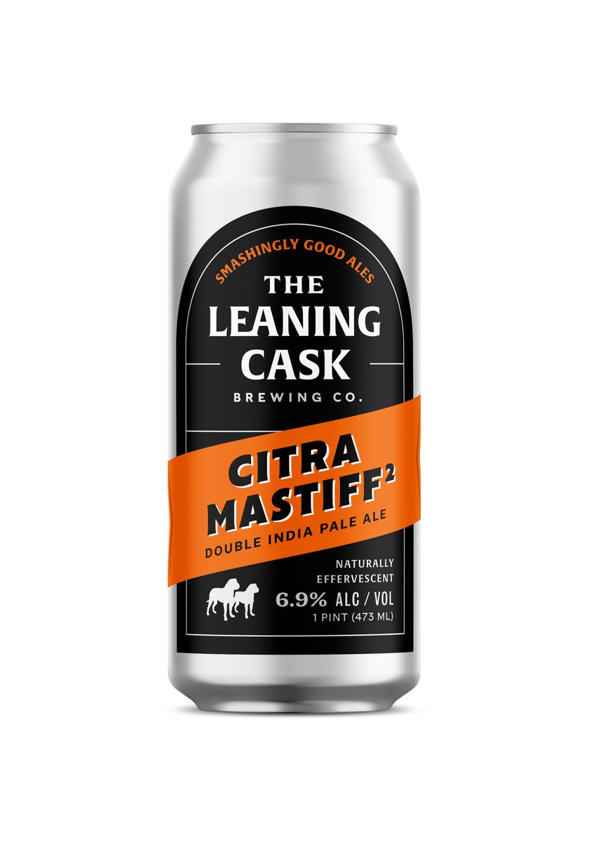 New &amp; joining the Mastiff series on Saturday is Citra Mastiff ² 

Double IPA
6.9 ABV | West Coast Style | Hopped with Citra

*big brother to Citra Mastiff - packed with even more Citra*

Will be on draft and in cans to-go. Online pre-orders for cans will start tonight after 10pm