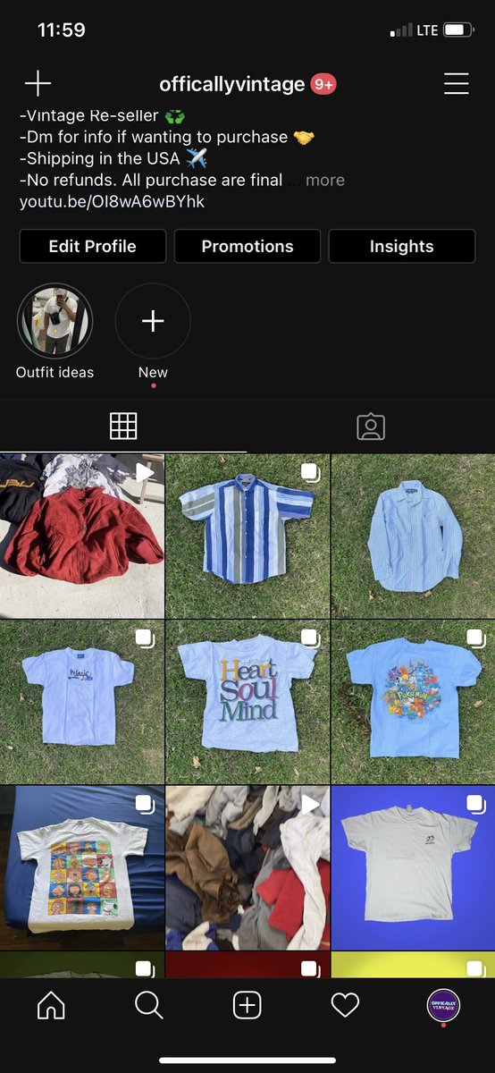 For those who don’t know I sell vintage clothing!! Go check out a new drop to this new season!!!