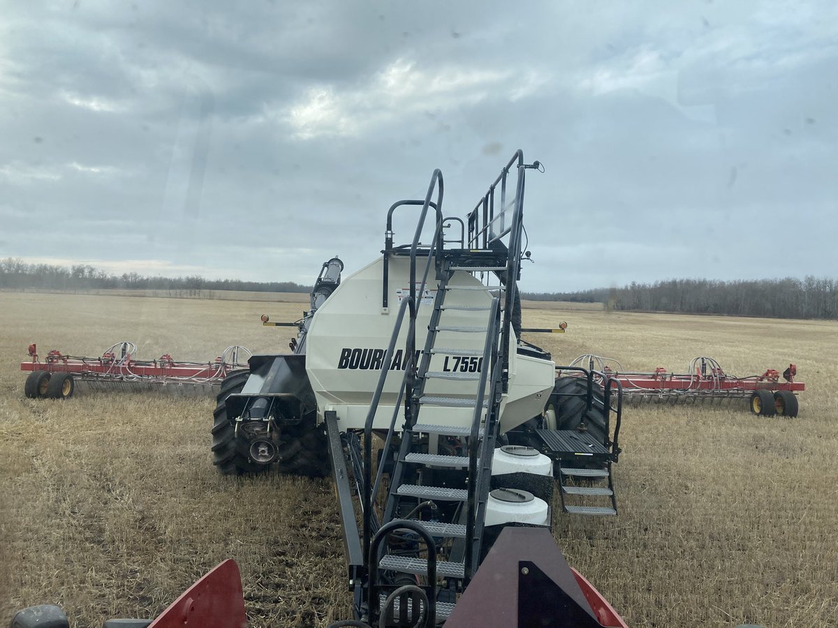 Doing some last minute fall work on the Bourgault farm and playing around with a distribution kit on a XR harrow. Putting some fertilizer down at this point, but potential for multiple granular herbicide products using VR capabilities in the future! <a href="/vodkatarian/">Jeff Strukoff</a>