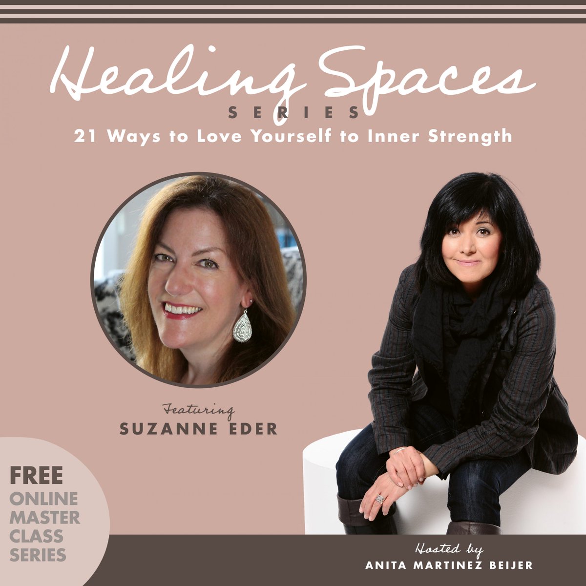 SuzanneEder's tweet photo. Now could be the perfect time to take your life to the next level. Come to the Healing Spaces Series – 21 Ways to Love Yourself to Inner Strength, the free online summit, and learn how to thrive and move forward in the challenging time of the pandemic. https://t.co/uN7gTqhJaB https://t.co/sYKvEKkNr2