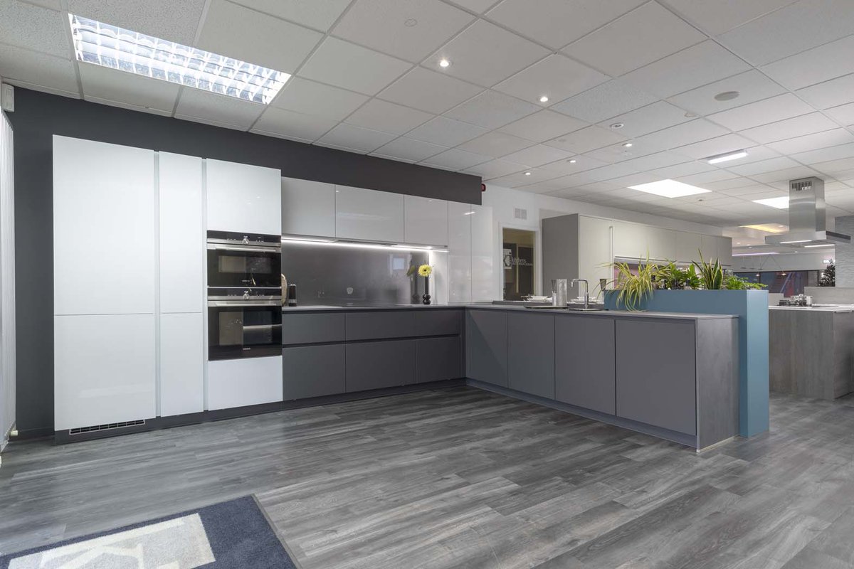 kitchensint's tweet photo. We're still open! Despite all the restrictions this is just to remind you that our showrooms are still open and welcoming customers. But please book an appointment by phone or website. We are in Aberdeen, Glasgow, Edinburgh, Tillicoultry and Broxburn. #openshowroom #newkitchen https://t.co/XbVaGGF4AJ