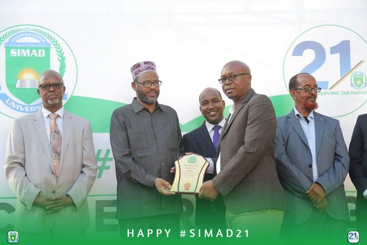 SIMADUniversity's tweet photo. Congratulations (Y)! Best Office Award of the Year 2020, Institute of Modern Languages (IML). SIMAD University recognizes the generous commitment of time support and inspiration to our customers. #SIMAD21 https://t.co/bPS1aHaxjm