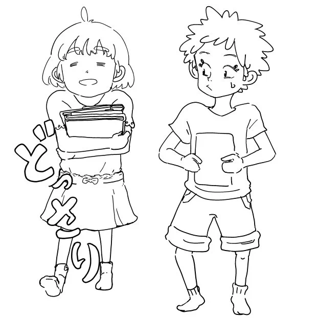 毎日夜にちょっとずつ
描きためてます✍️ 