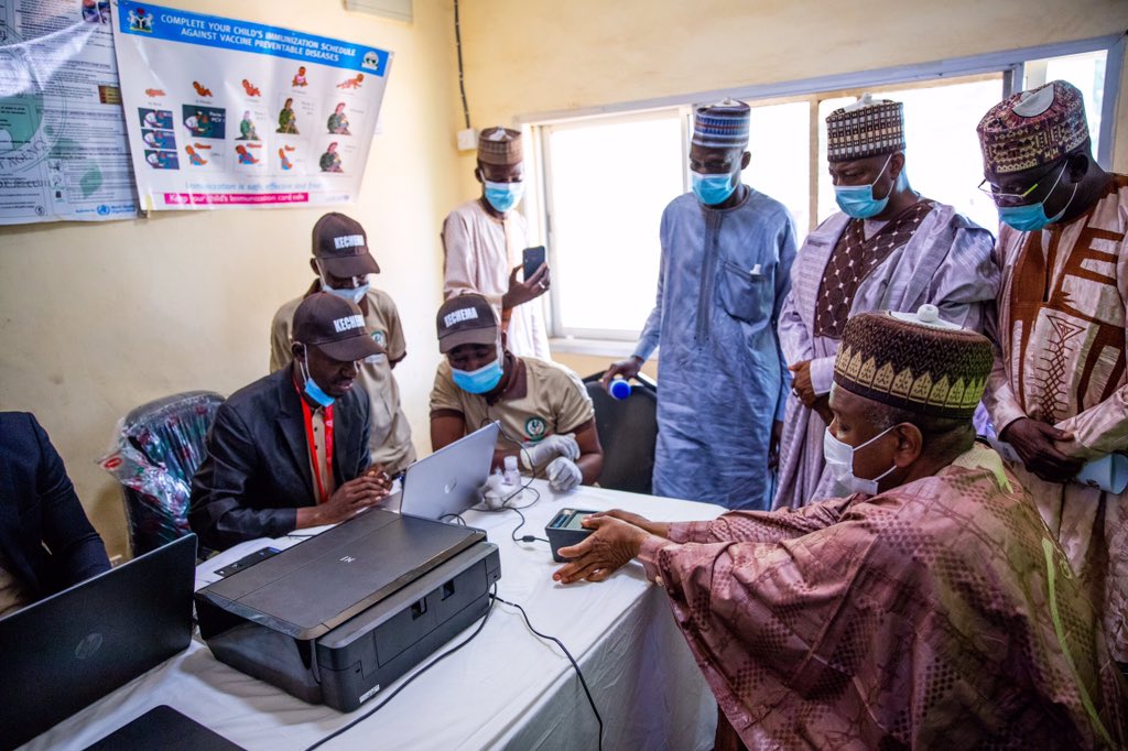 KBStGovt's tweet photo. Today, Friday 6/11/2020 H.E Sen. Abubakar Atiku Bagudu attended the grand kickoff ceremony of the Kebbi State Contributory Healthcare Scheme, official flag-off of enrollment and inauguration of board members of the Kebbi State Contributory Healthcare Management Agency (KECHEMA). https://t.co/n8U0vPZ2xs