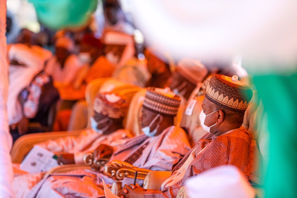 KBStGovt's tweet photo. Today, Friday 6/11/2020 H.E Sen. Abubakar Atiku Bagudu attended the grand kickoff ceremony of the Kebbi State Contributory Healthcare Scheme, official flag-off of enrollment and inauguration of board members of the Kebbi State Contributory Healthcare Management Agency (KECHEMA). https://t.co/n8U0vPZ2xs