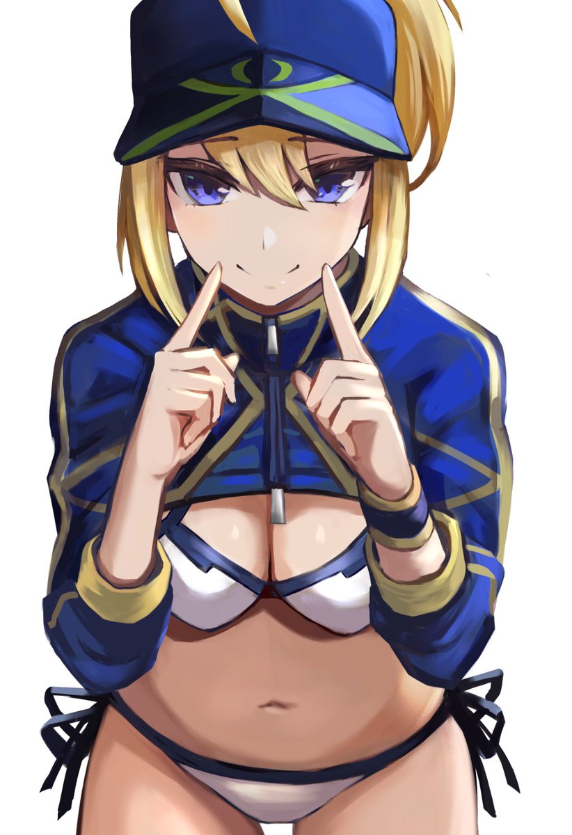 アルトリア・ペンドラゴン ,ヒロインXX 「#いいおなかの日
おなかといえばXX 」|さんしのイラスト