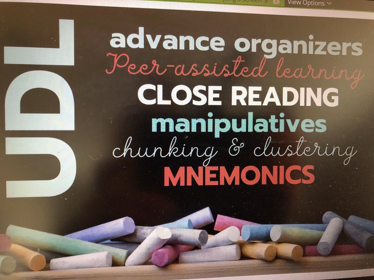 Terrific strategies for UDL. Thank you Lee Ann Jung