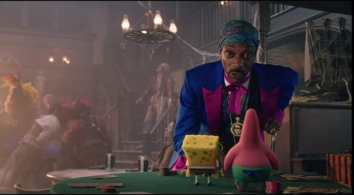 Quiero de la que se fumó snoop dogg para estar con Bob sponja😎