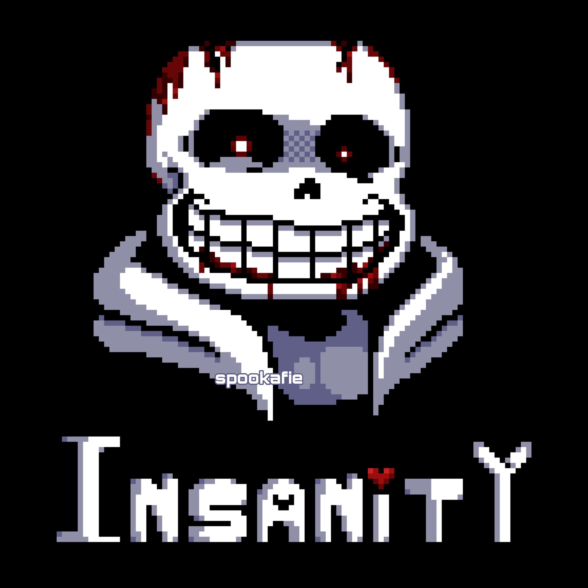 Pixel art of sans from undertale