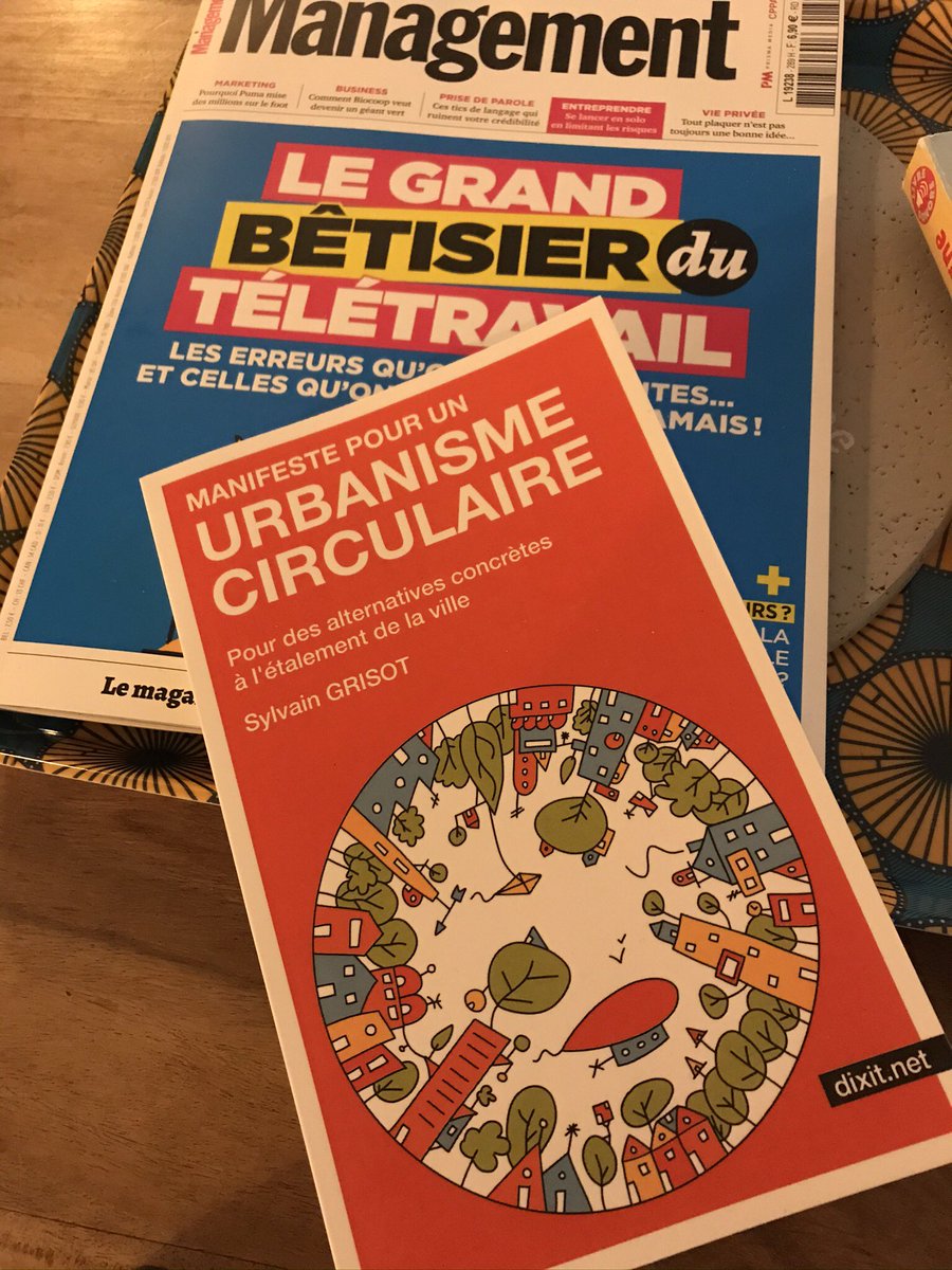 SGouttenegre's tweet photo. C’est bon je suis prêt pour le week-end 😀 J’avoue je vais rester dans l’actualité entre le bêtisier du #Télétravail et un pied dans l’urbain avec la vision partagée et les alternatives de @SylvainGrisot 👌#Ville #Urbanisme @ManagementMag #Villemoderne #UrbanismeCirculaire https://t.co/ytaEWsOPFu