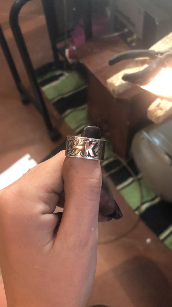 LoganPerryman's tweet photo. Brand rings!!! https://t.co/NKpueeIYbj