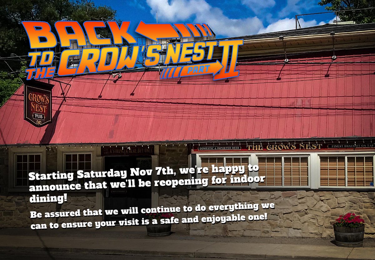 We can't wait to serve you in person! In the meantime, don't forget your Friday Night takeout treat. 905-953-8776 until 8pm #Newmarket #eatlocal #pubgrub